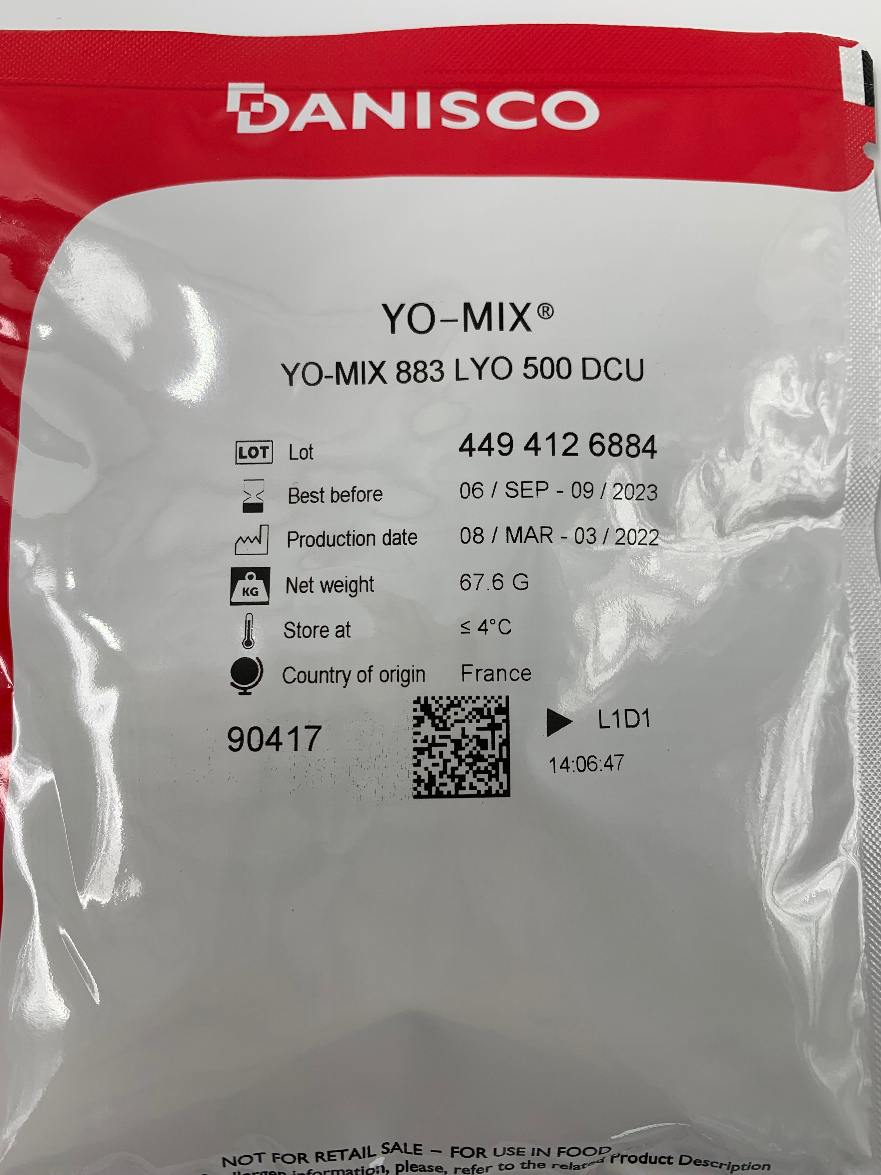 yyyoco YO-MIX 883 LYO 500DCU – Glengarry Cheesemaking