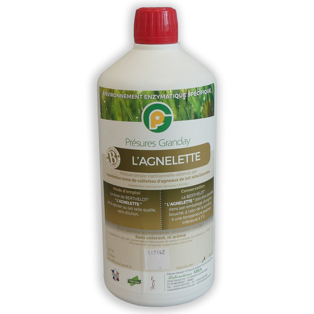 Bertholet 200, 1L, LAMB RENNET – Glengarry Cheesemaking